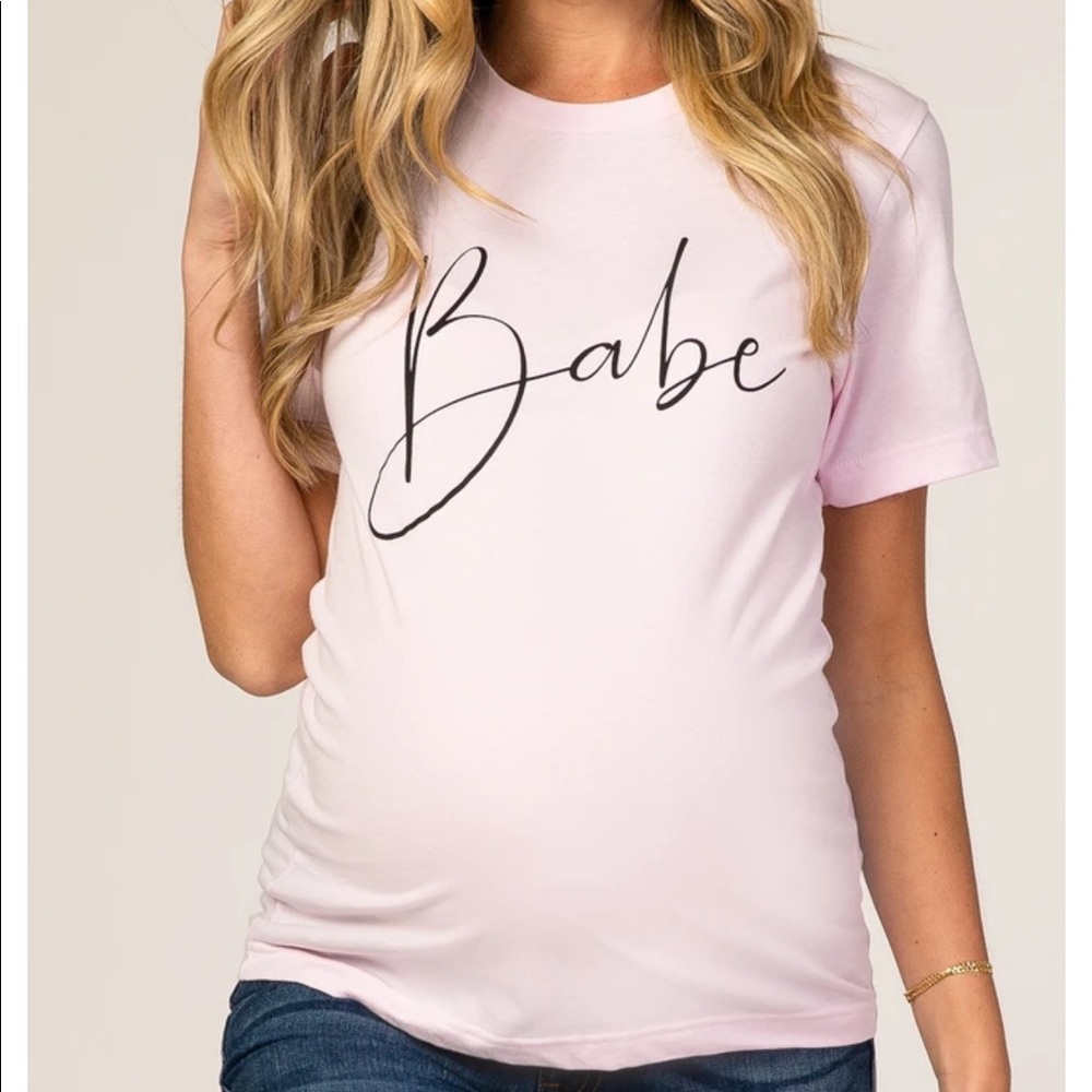 Pink Blush Maternity Baby T-Shirt